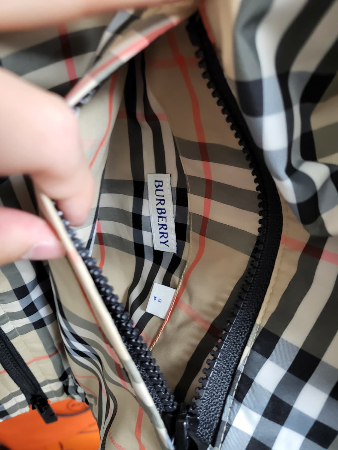 25SS 버버리 ekd 리버시블 체크 자켓 s 상품이미지8