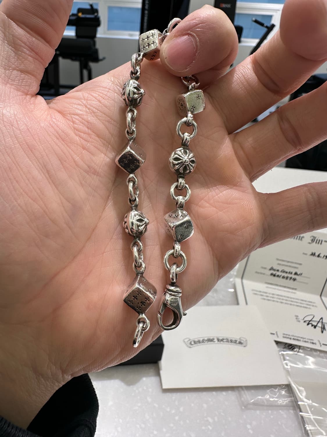 9링크 크롬하츠 다이스 팔찌 상품이미지4