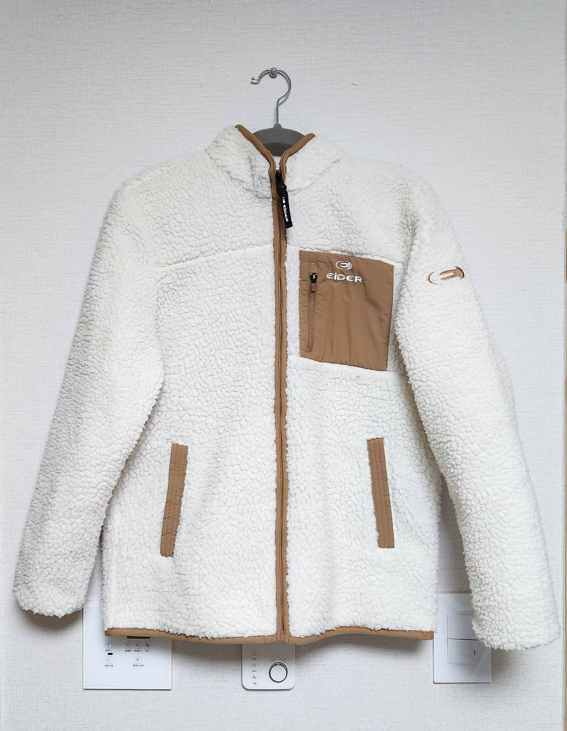 아이더 양털 뽀글이 후리스 쟈켓, 그리드 플리스 쟈켓 상품이미지1