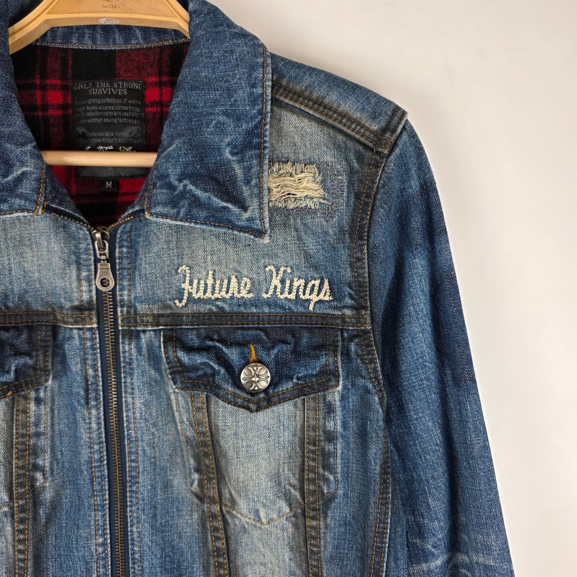 인더앤틱 크로스 데님자켓 상품이미지5