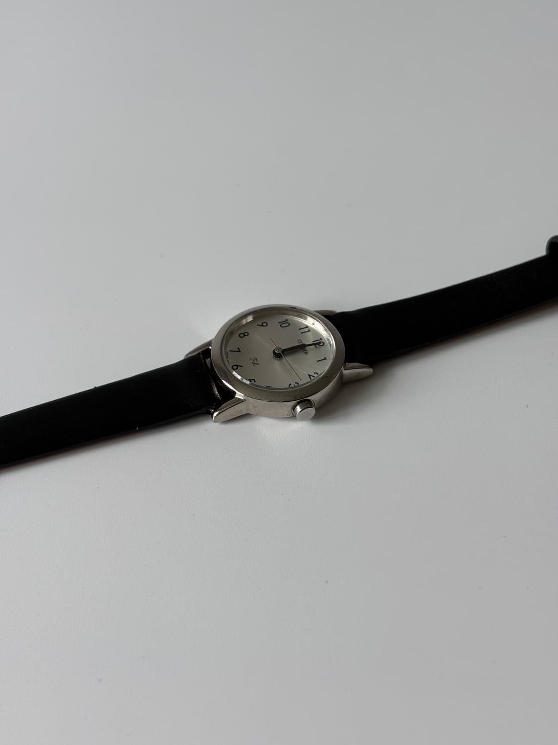 1990년대 빈티지시계 Fill 아라빅 인덱스 실버 쿼츠 여성 상품이미지7