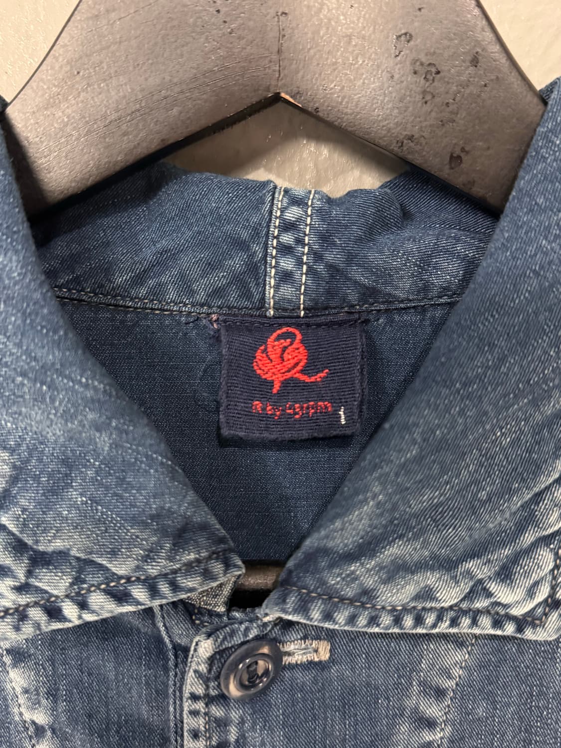 45rpm 인디고 데님 풀오버 셔츠  상품이미지7