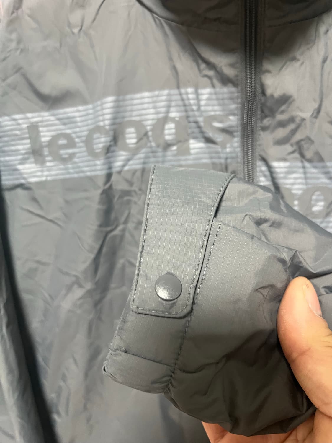 르꼬끄 스포르티브 바람막이 그레이/오렌지 상품이미지4