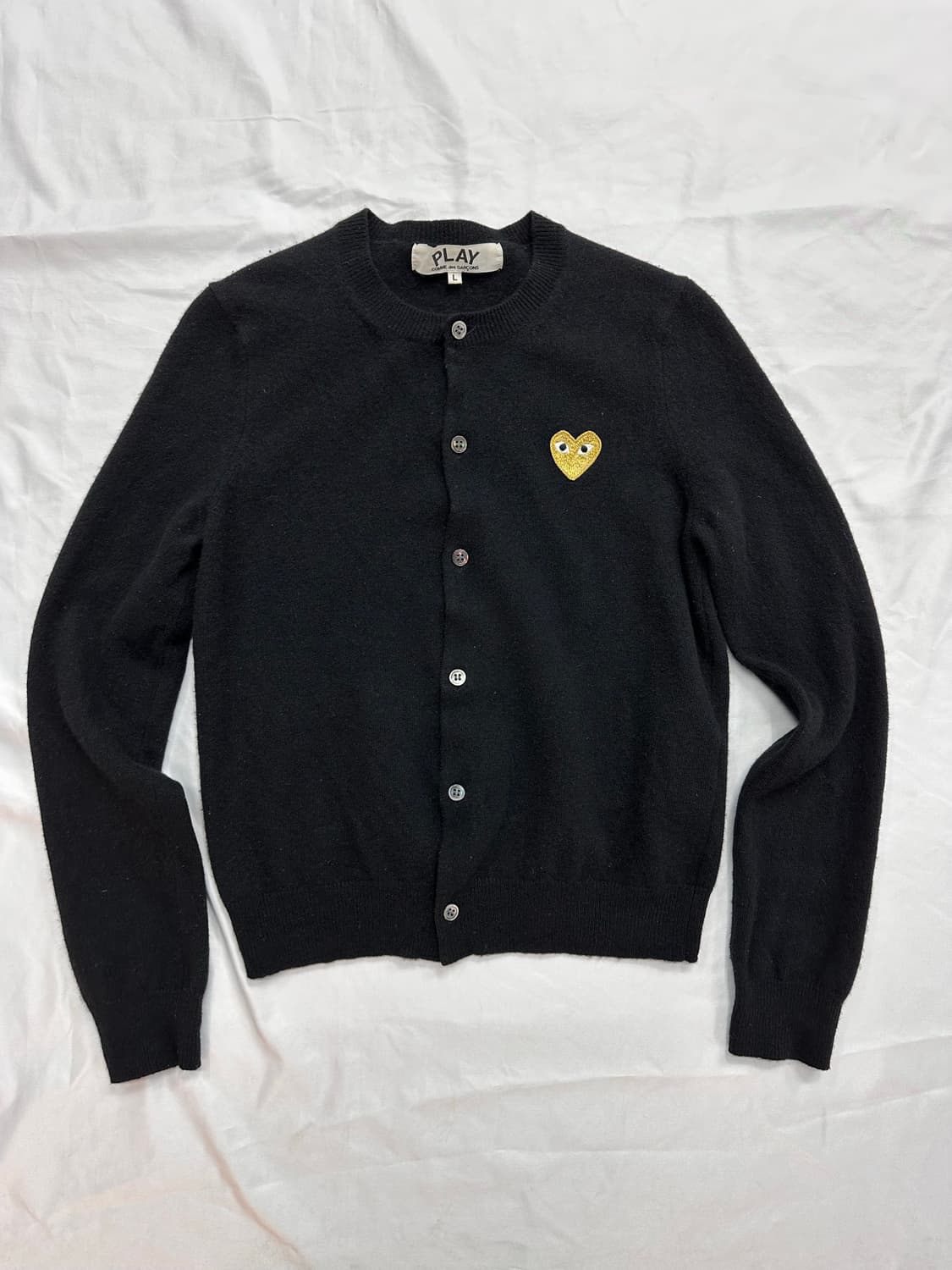 꼼데가르송 골드 하트 와펜 가디건 상품이미지3