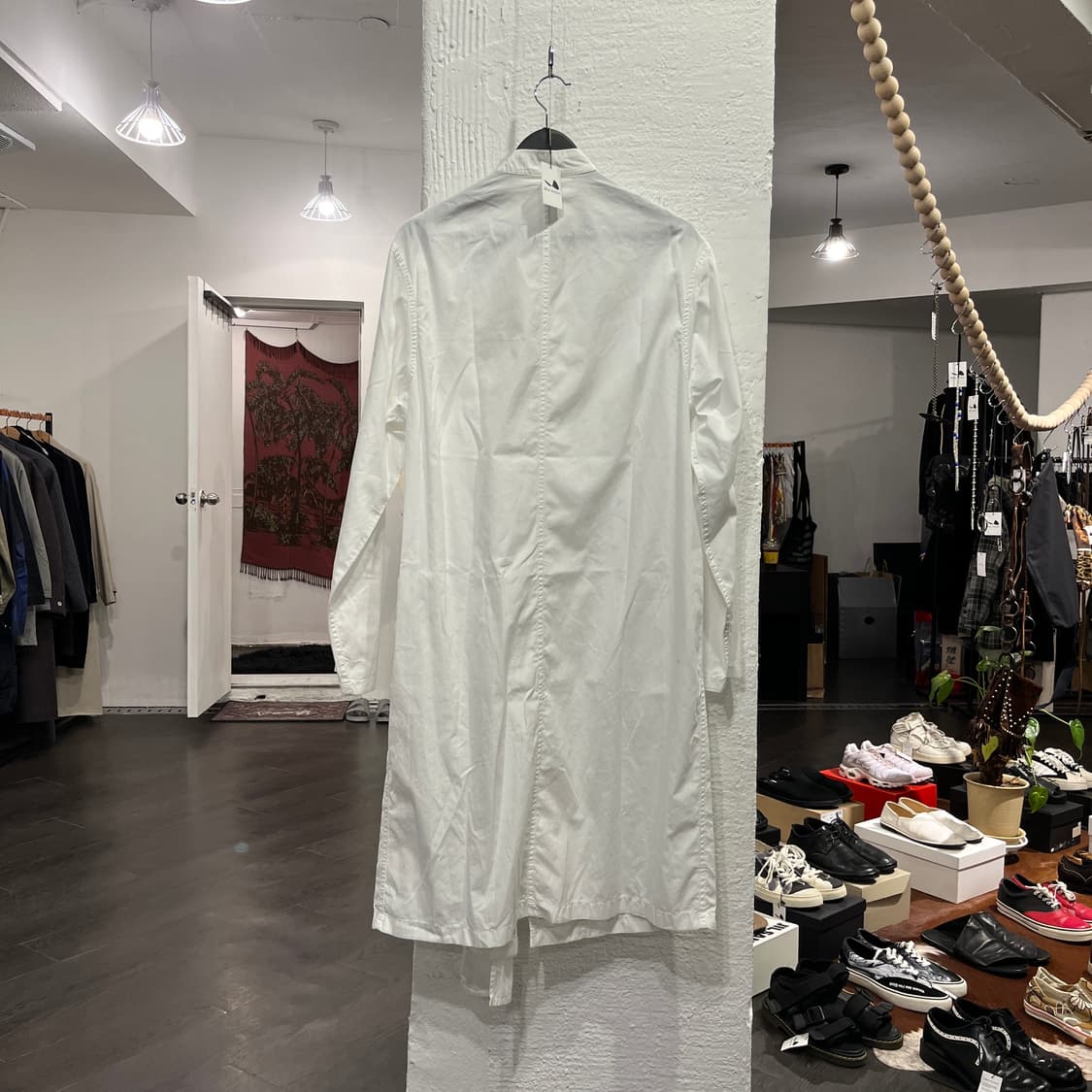 요지야마모토 푸르옴므 스카프 레이어드 샵코트 상품이미지6