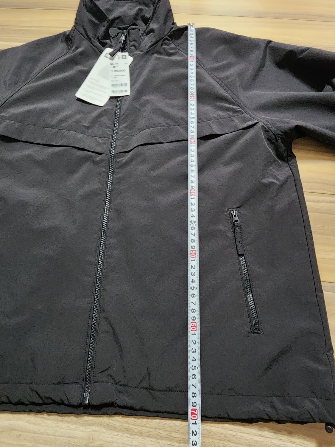 탑텐하이넥집업점퍼105사이즈바람막이자켓블랙 상품이미지6