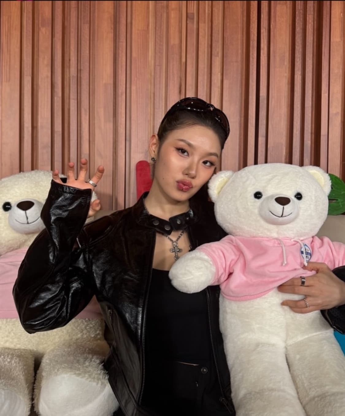 발렌시아가 스포티 B 라운드 Af 선글라스 블랙 상품이미지6