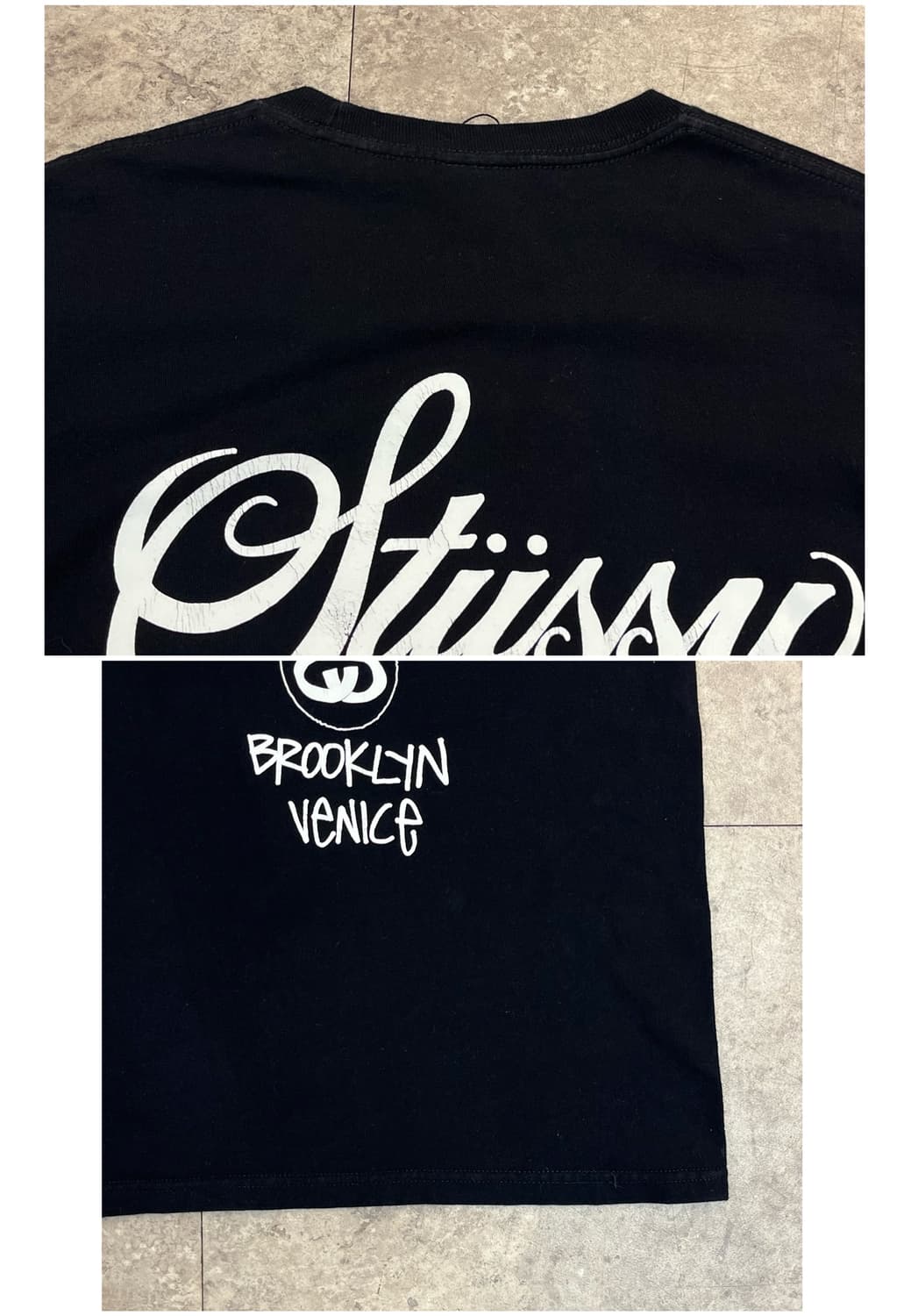 스투시 월드투어 반팔티 블랙 S #csz3812 상품이미지9