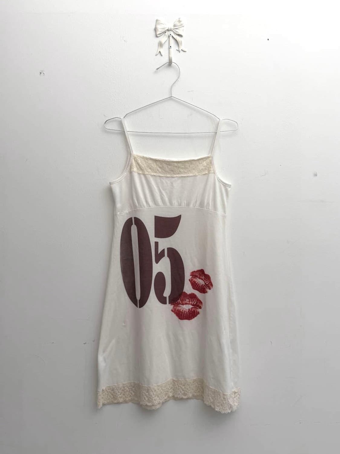 Y2K 그래픽 슬립 미니 원피스 상품이미지5