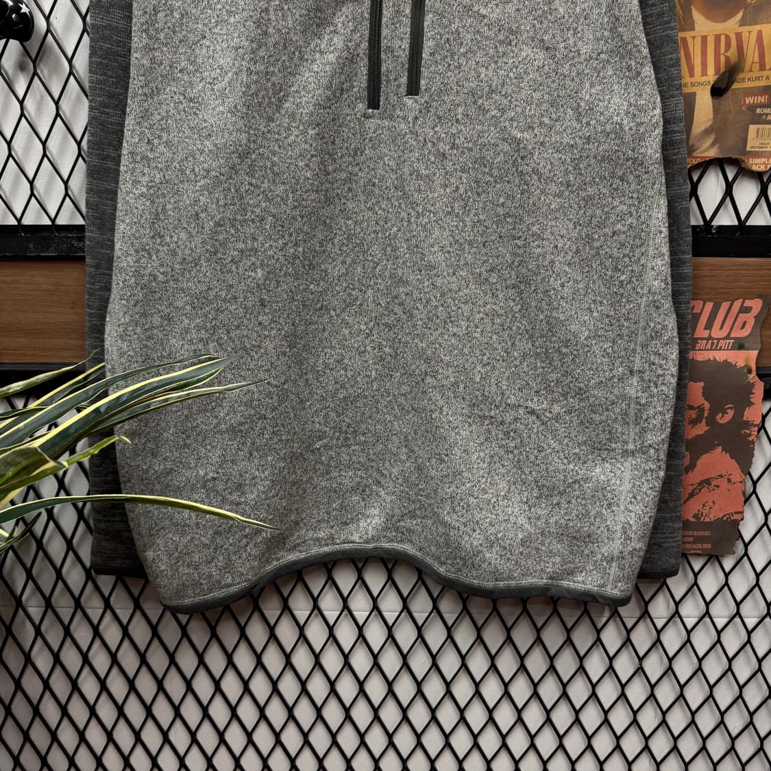 파타고니아 베터 스웨터 하프 집업 사이드 배색 포인트 그레이 상품이미지4