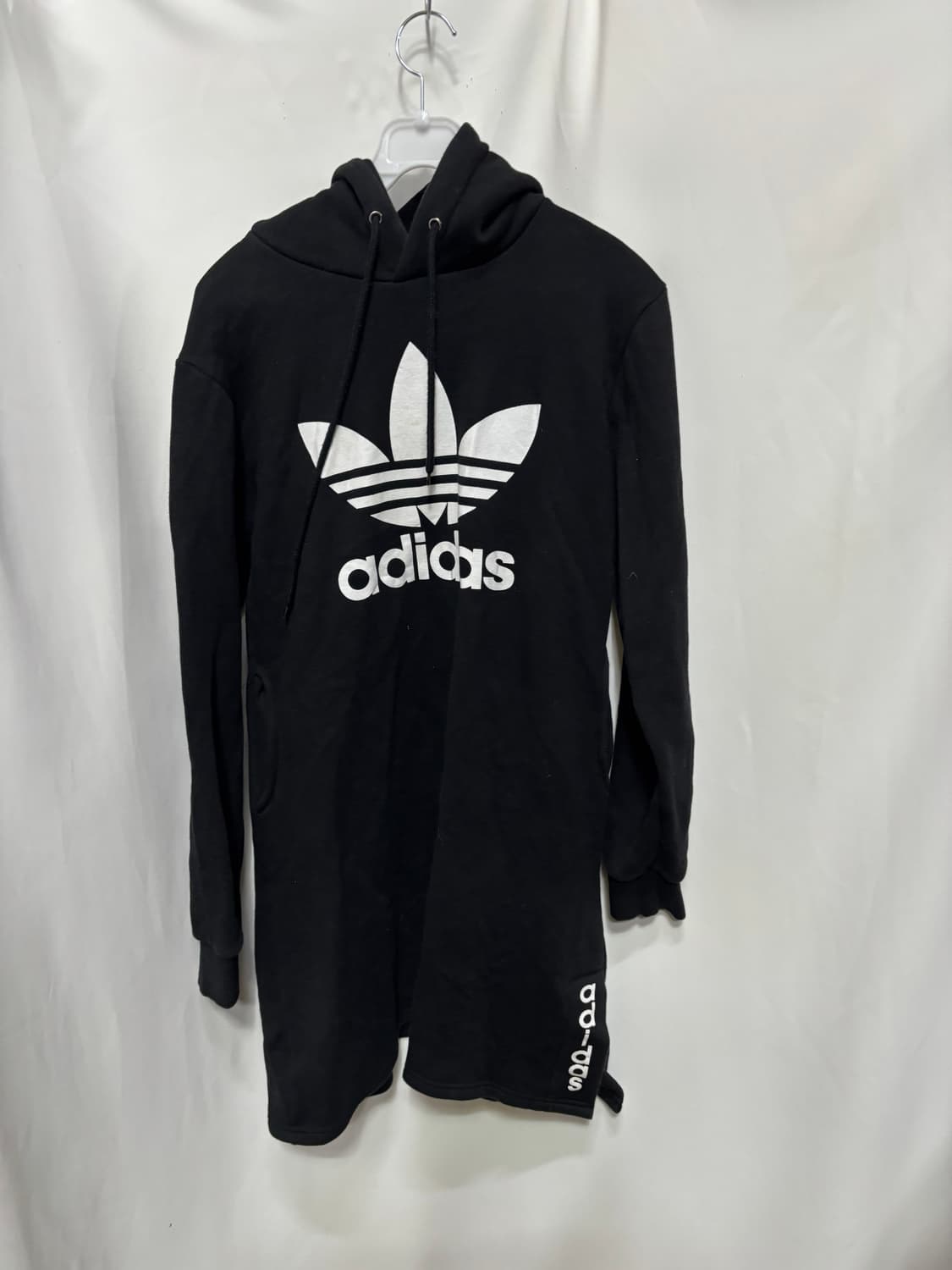 아디다스(Adidas)의 트레포일 로고 후드 원피스 L 상품이미지1