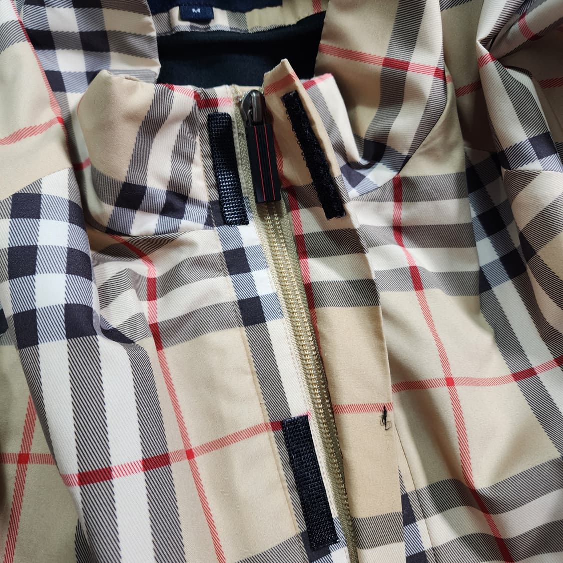 버버리 체크 집업 바람막이 M 상품이미지8
