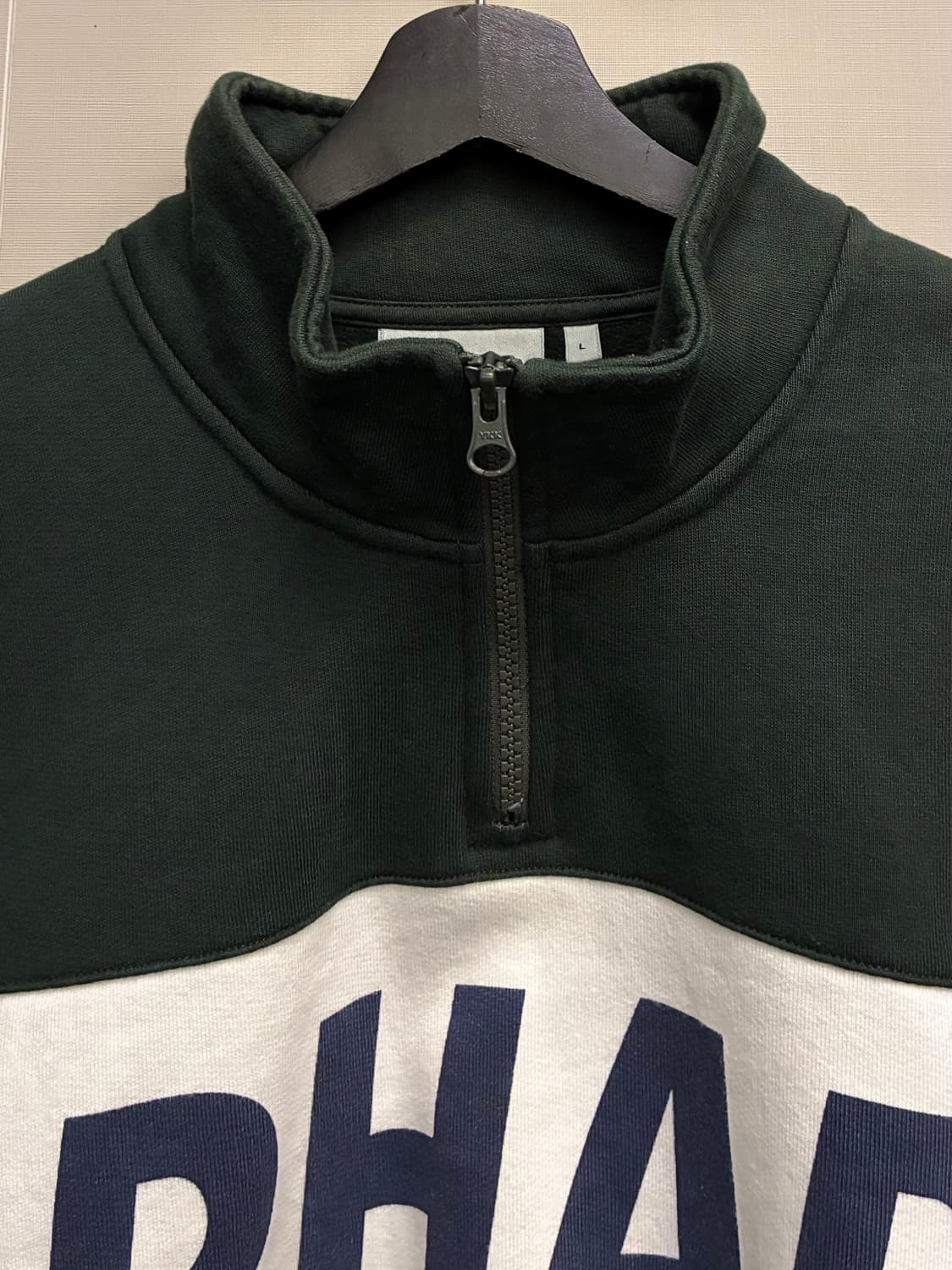 (L)칼하트 WIP 레트로 스포츠 아노락 스웻셔츠 쿼터집업 반집업 상품이미지4