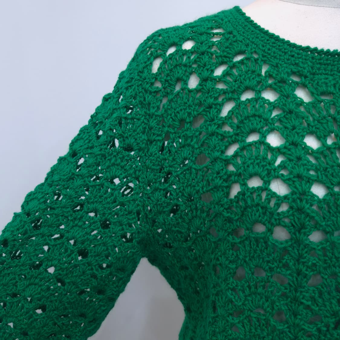 그린 크로셰 핸드메이드 가디건 상품이미지4