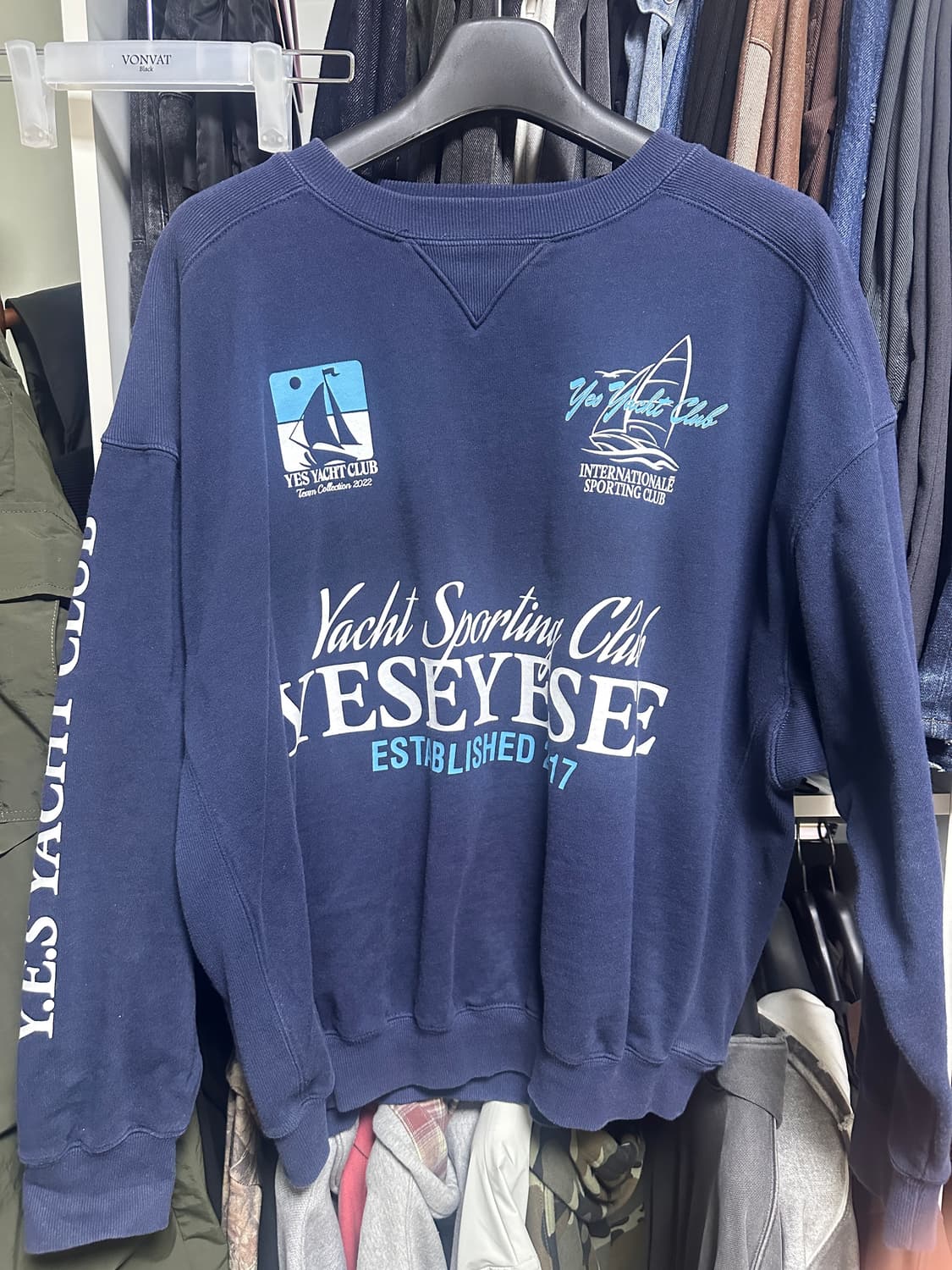 예스아이씨 맨투맨 L 상품이미지1