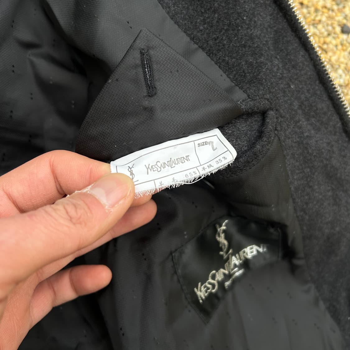 YSL 입생로랑 울 니트 집업 상품이미지7