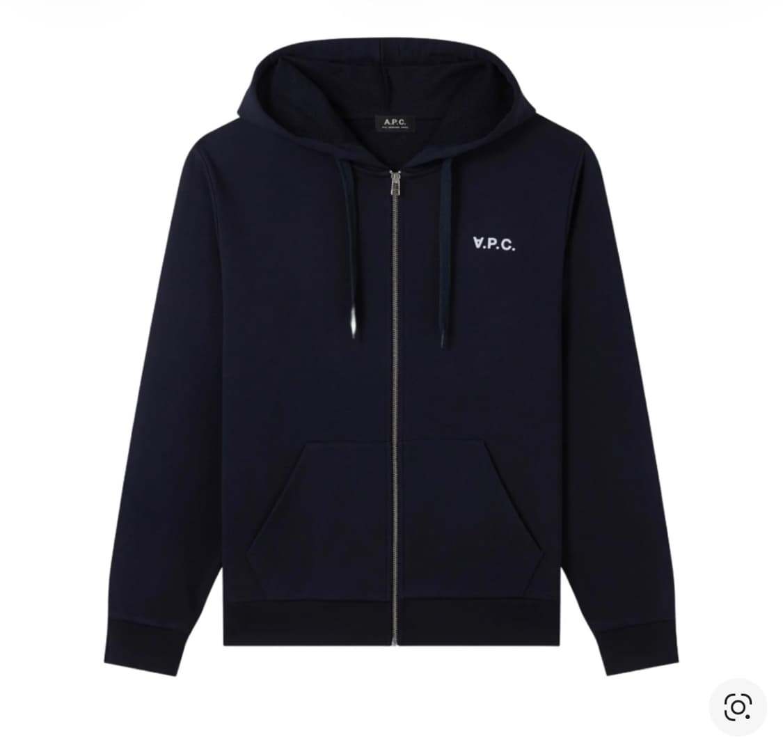 아페쎄 후드집업 다크네이비 상품이미지1