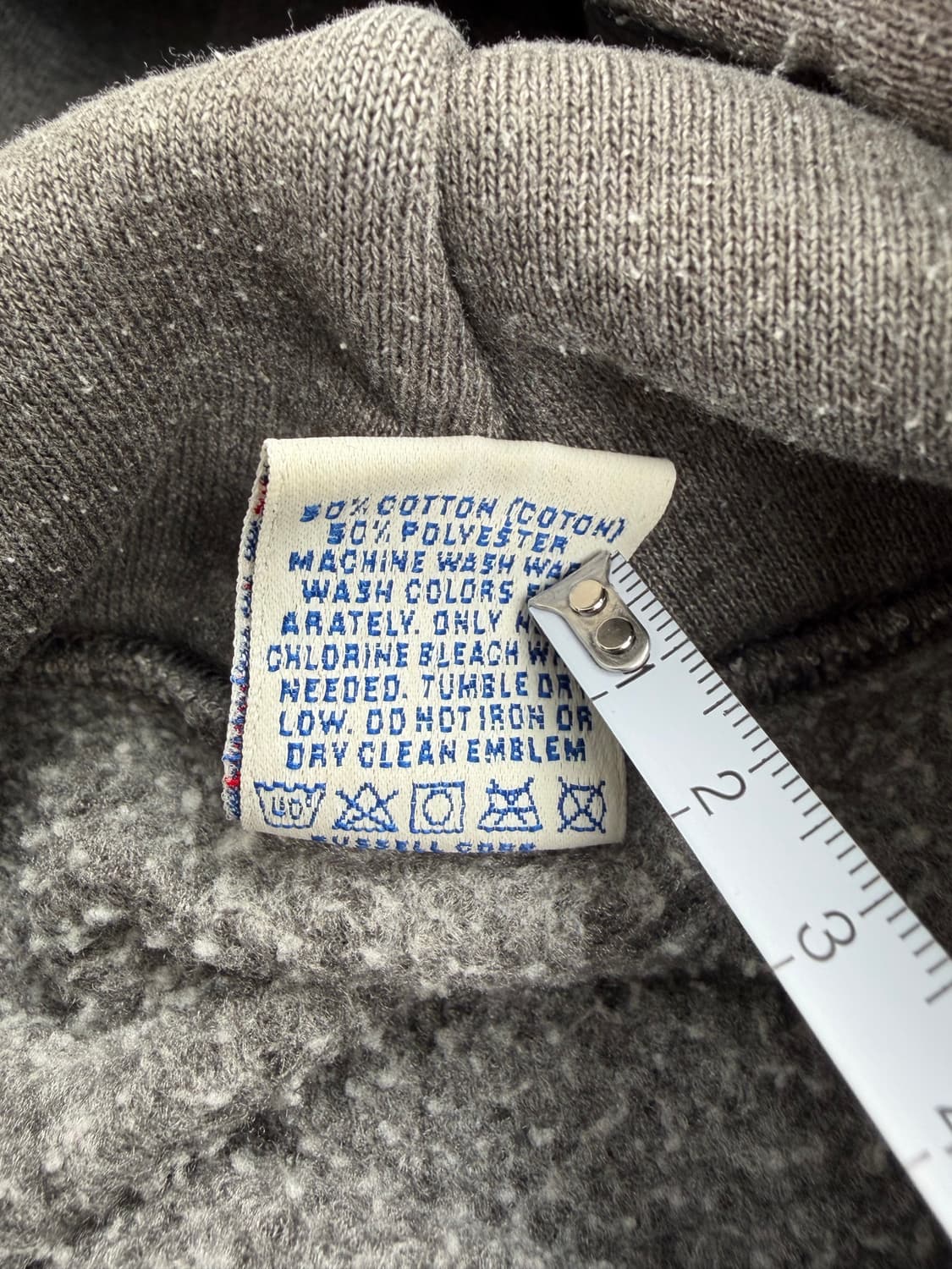 90s Russell Hoodie (charcoal) 상품이미지4