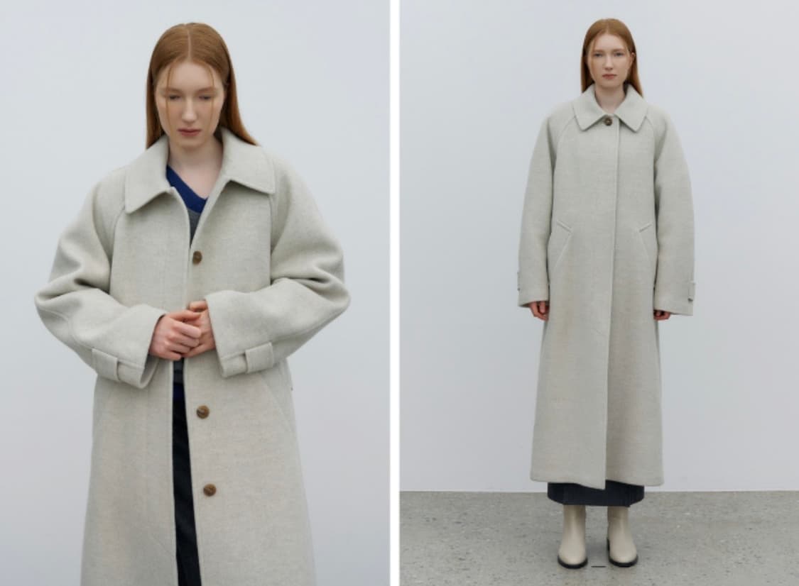 리멘터리 발마칸 울코트 롱코트 상품이미지9