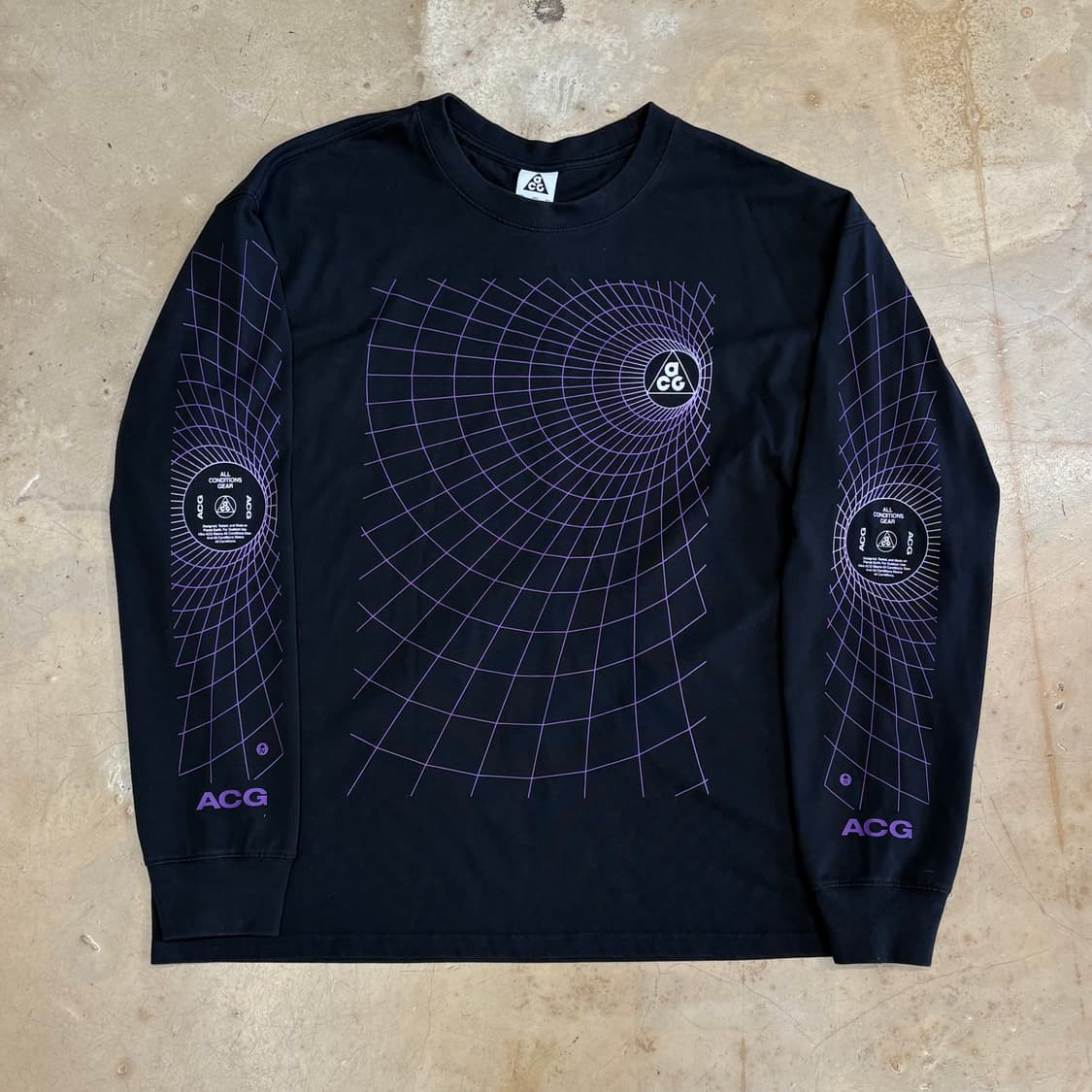 XXL 나이키 ACG 블랙 롱슬리브  상품이미지2