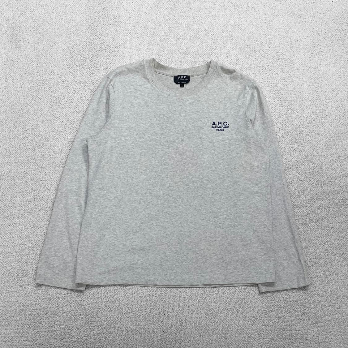 A.P.C 아페쎄 루마담 파리 롱슬리브 그레이 상품이미지1