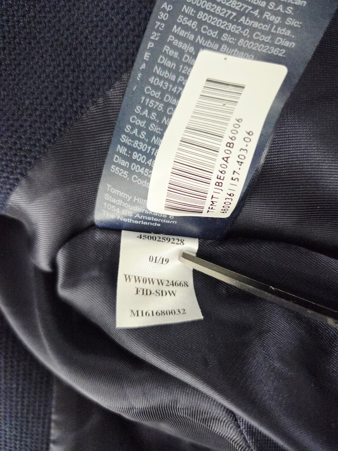 타미힐피거(Tommy Hilfiger) 다크 네이비 투버튼 자켓 상품이미지7