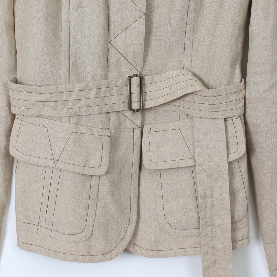 막스마라 막스 앤 코 린넨 스티치 자수 자켓 상품이미지4