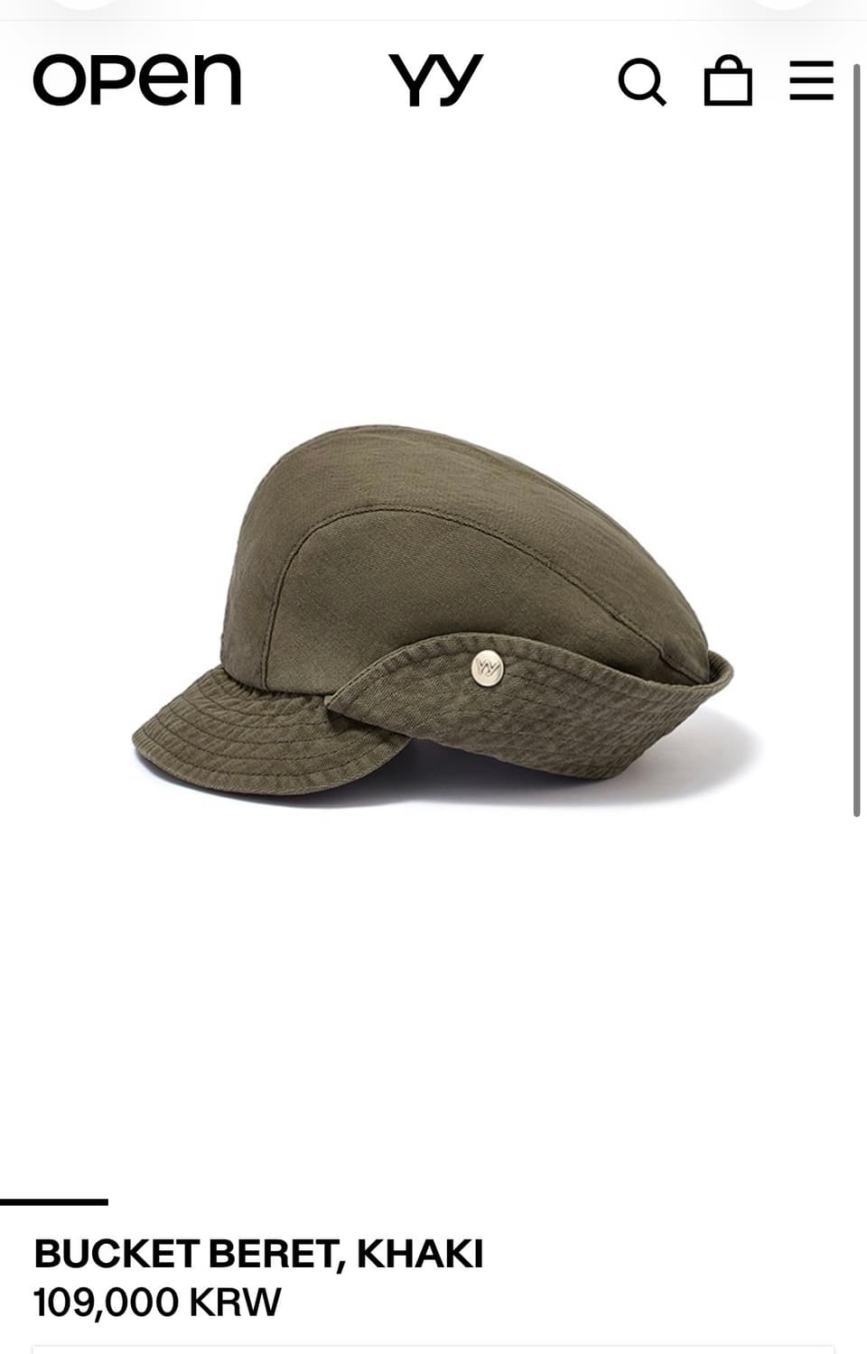 OPEN YY bucket beret 상품이미지1