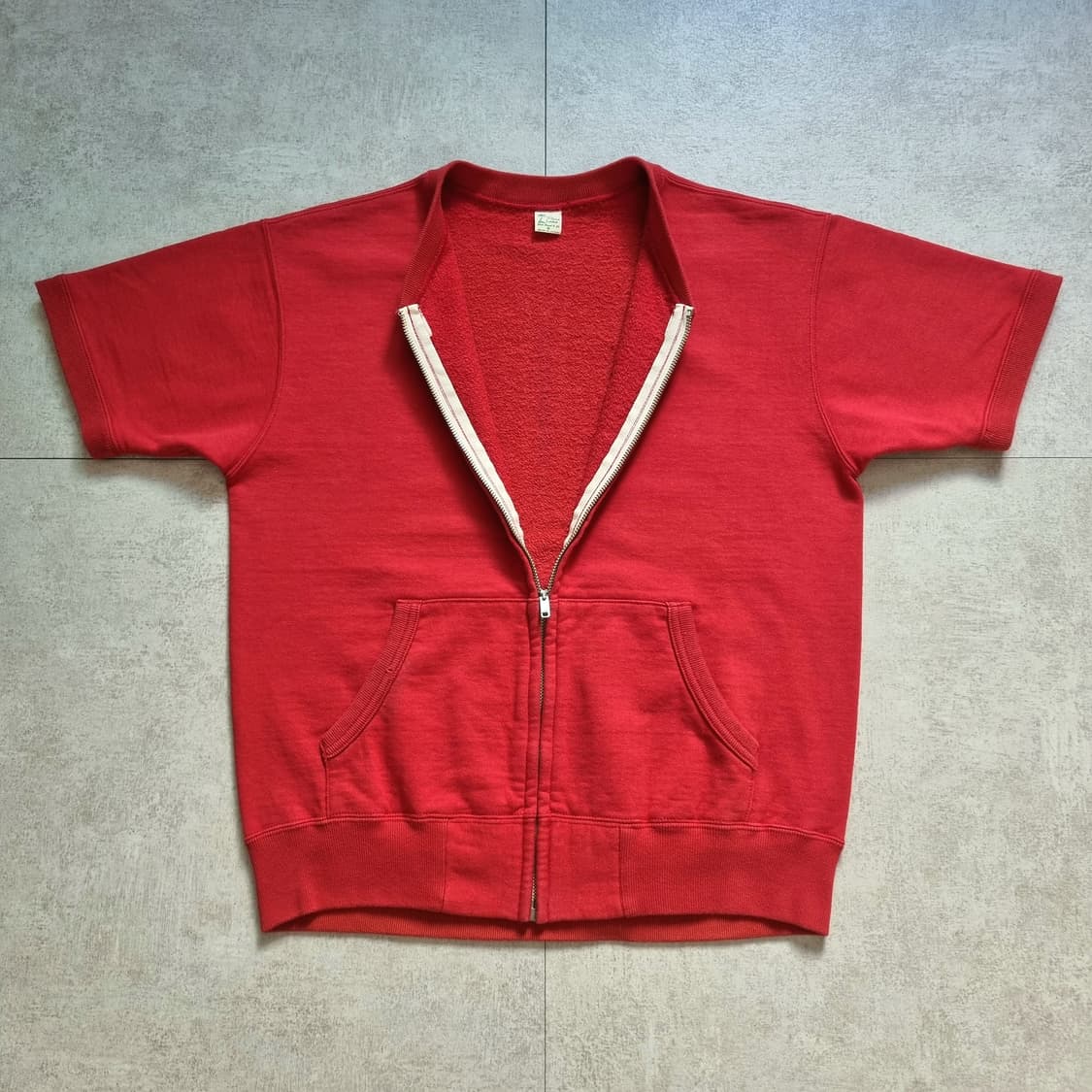 플랫헤드 S/S 코튼 스웻 짚업 M, 100 sz 상품이미지1