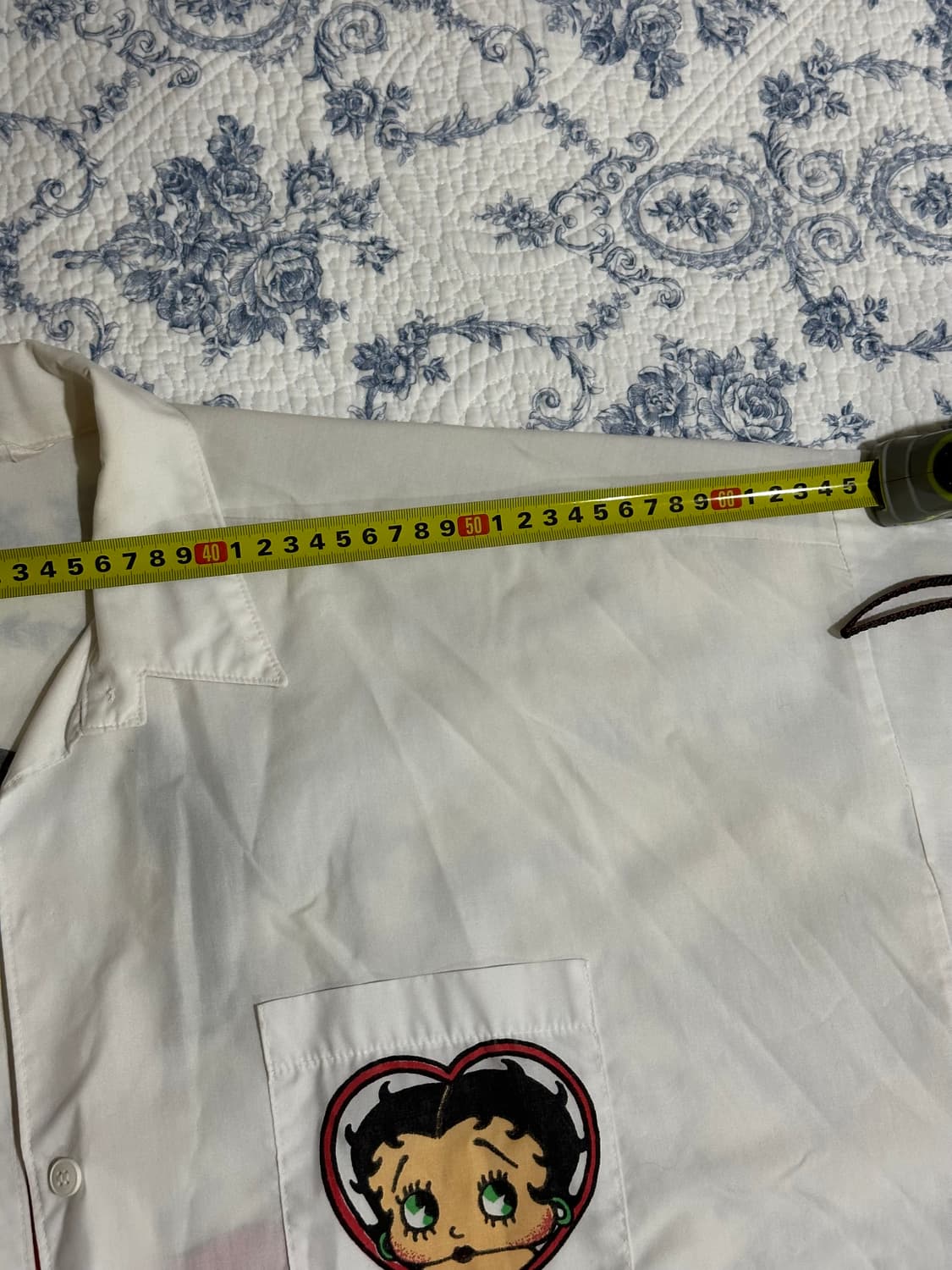 빈티지 베티붑 오버사이즈 반팔 셔츠 상품이미지7