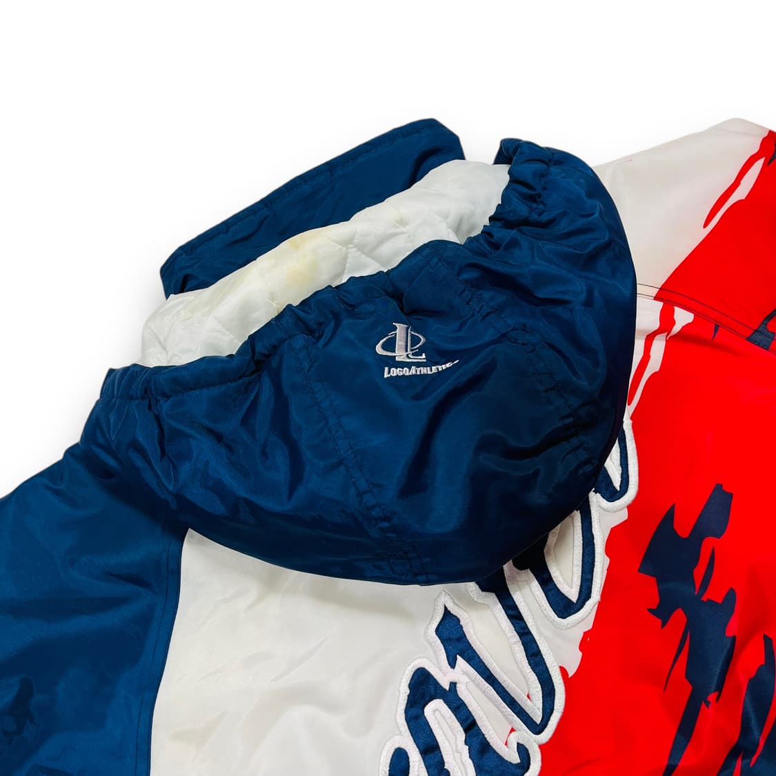 Logo Athletic MLB 애틀랜타 브레이브스 누빔 후디 점퍼 상품이미지4