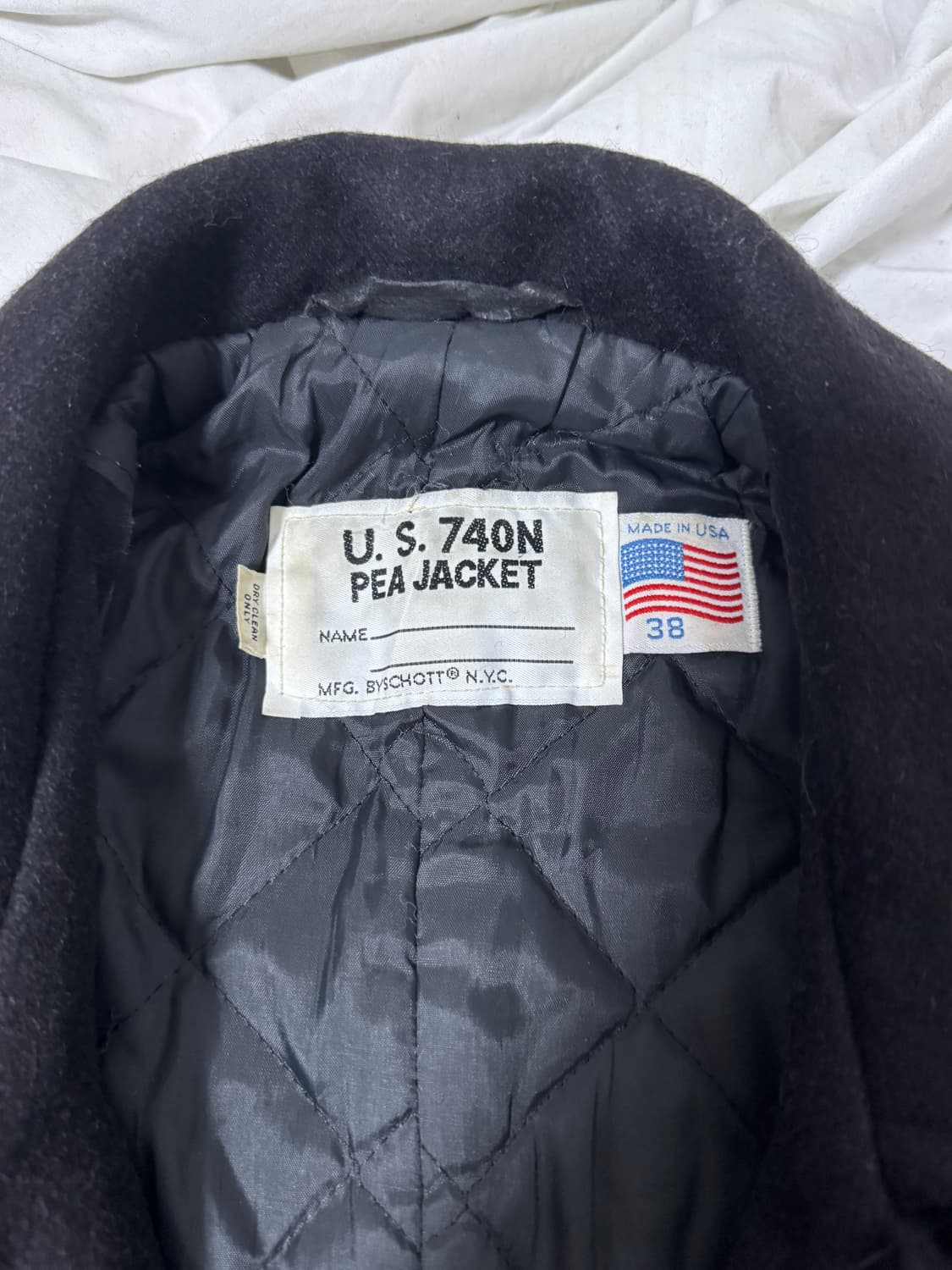 Usa 쇼트 울 피 코트 상품이미지5