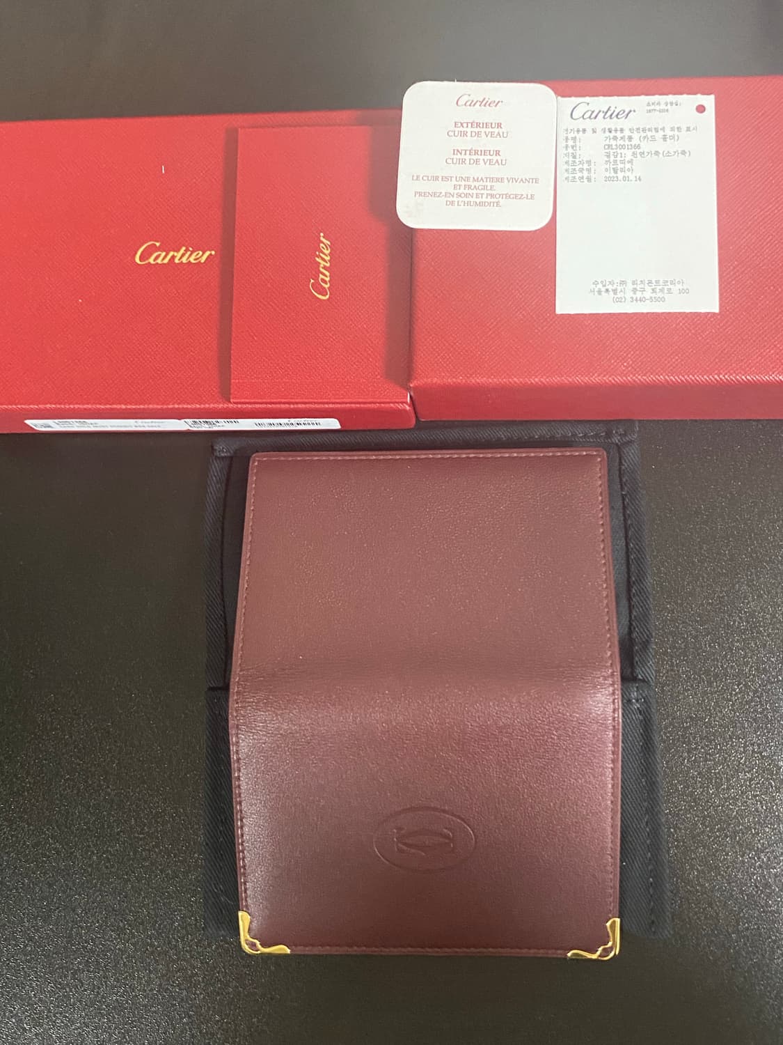 [새상품] 까르띠에 브로도 머스트 카드지갑 상품이미지3