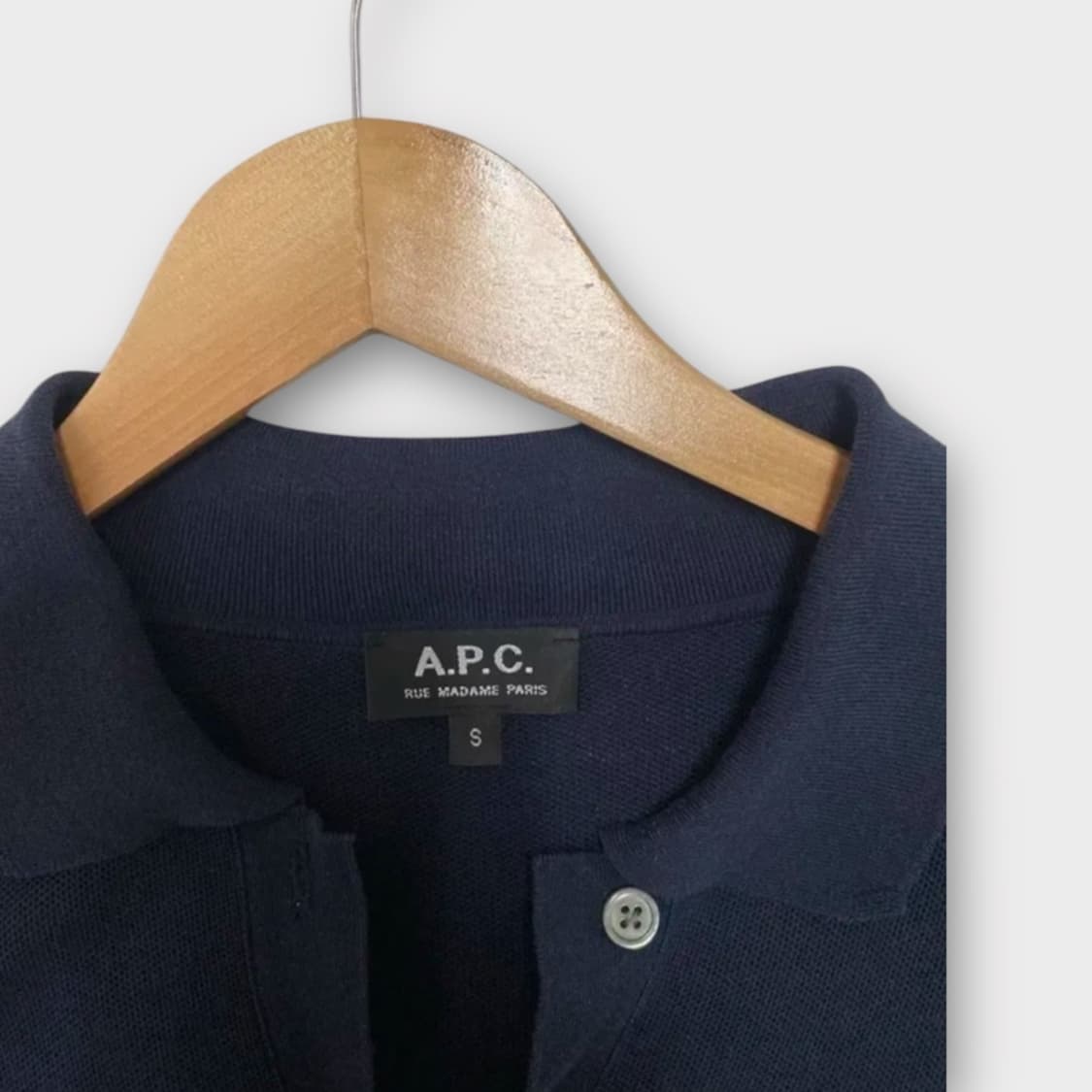 아페쎄 A.P.C. 자수 폴로 티셔츠 S 상품이미지4