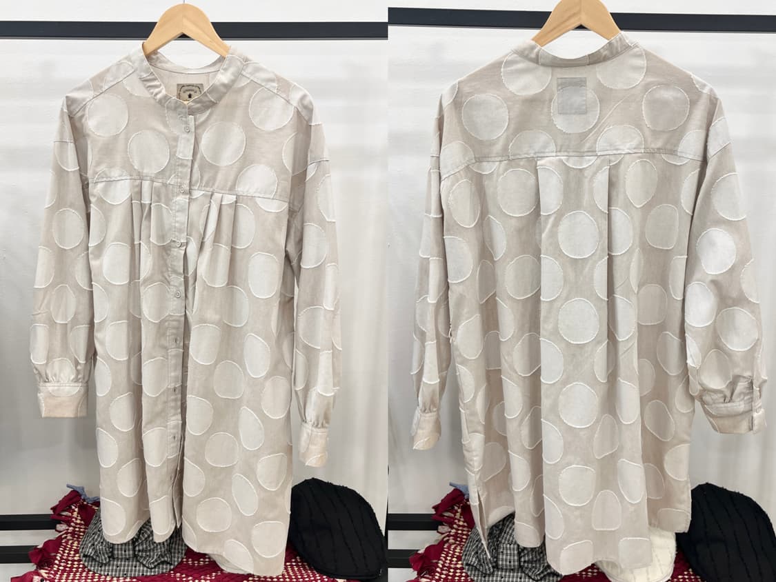 Big polka oversize shirts 상품이미지7