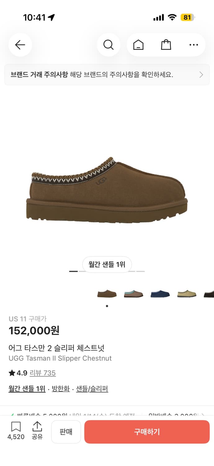 타스만2 체스트넛 상품이미지1