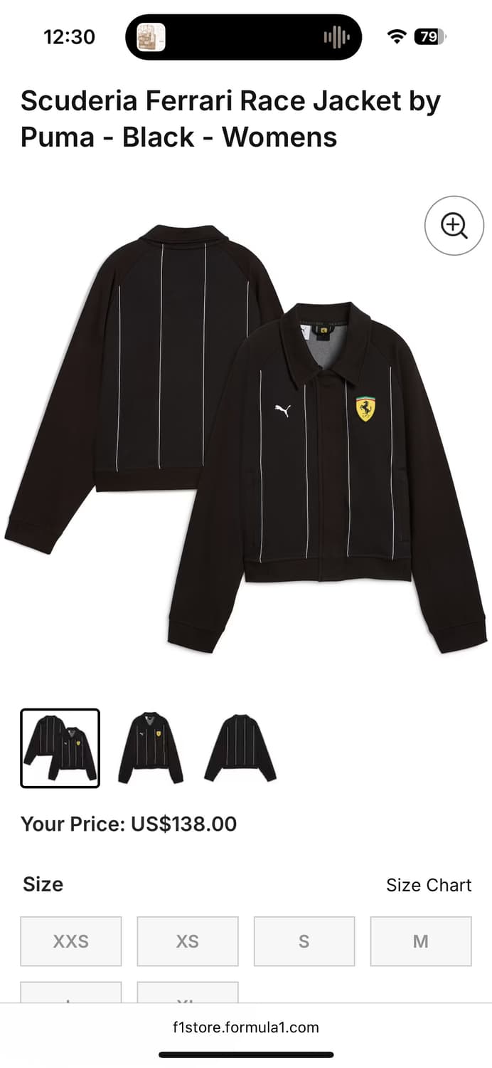 페라리 퓨마 레이스자켓 Ferrari Race Jacket by Puma 상품이미지1
