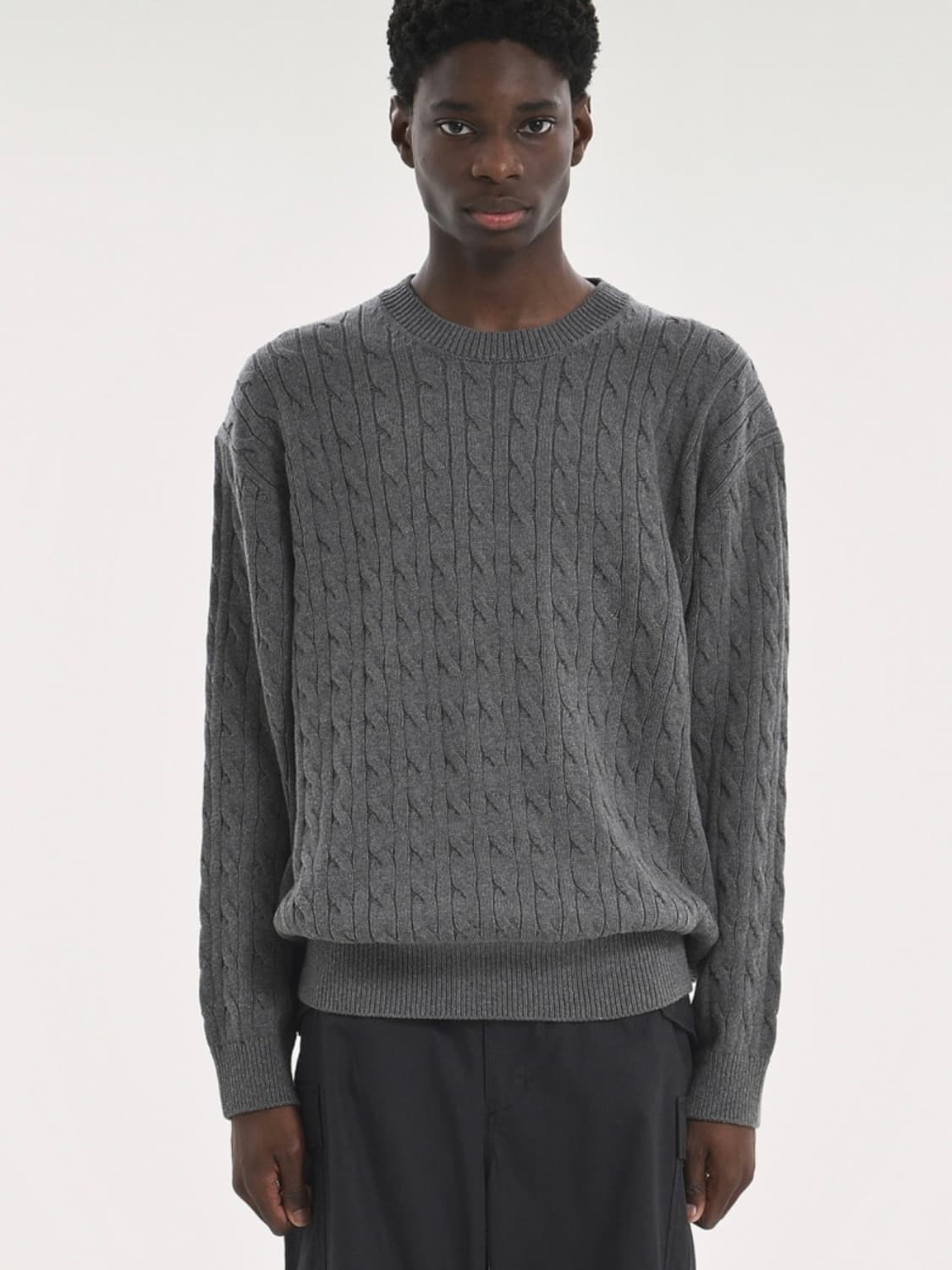 브라운야드 케이블 니트 5 상품이미지1