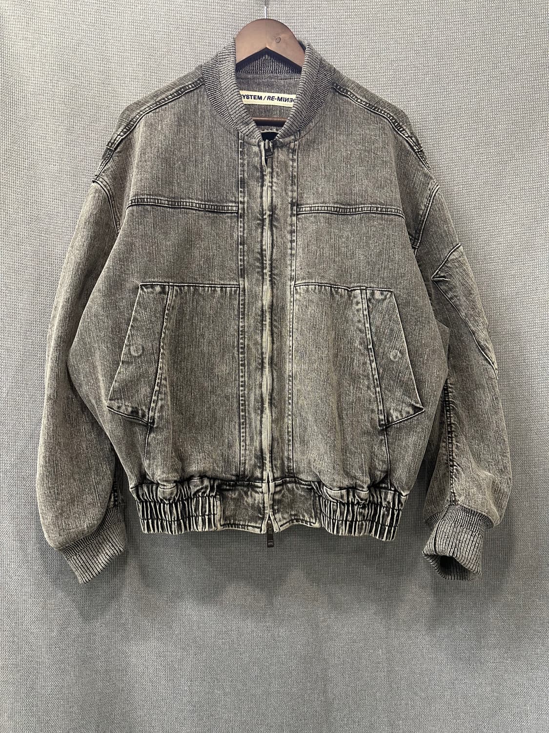 시스템옴므 SYSTEM  데님 셔링 자켓 상품이미지1