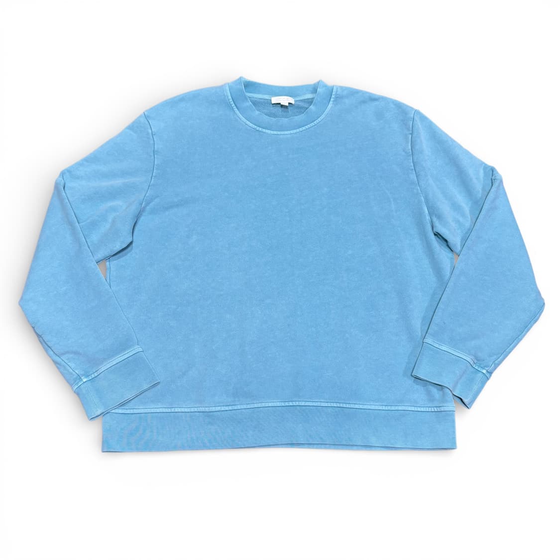 L COS 코스 스카이블루 피그먼트 크루넥 맨투맨 상품이미지1