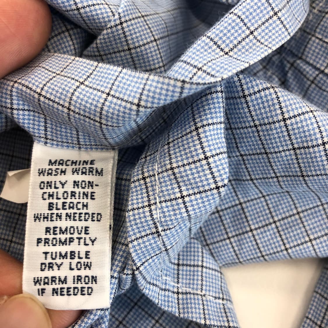 폴로 랄프로렌 커스텀핏 깅엄셔츠 XL 네이비포니 상품이미지6