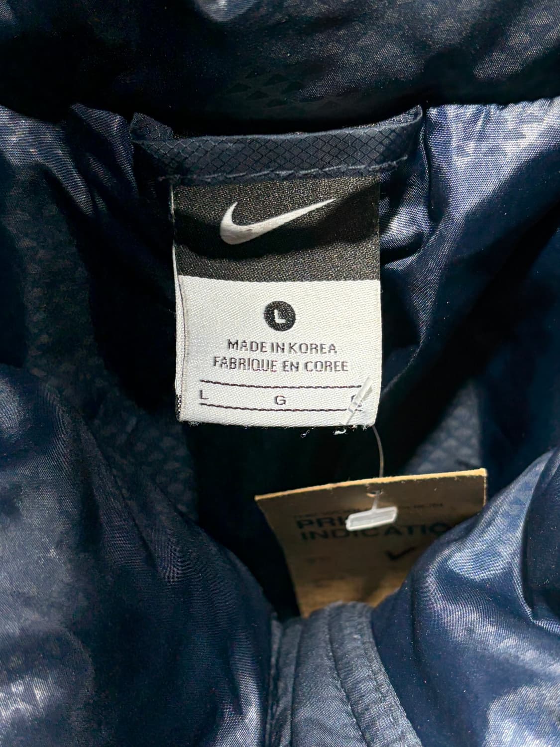 L 나이키 스우시 다크네이비 스몰 패디드 패딩 상품이미지5