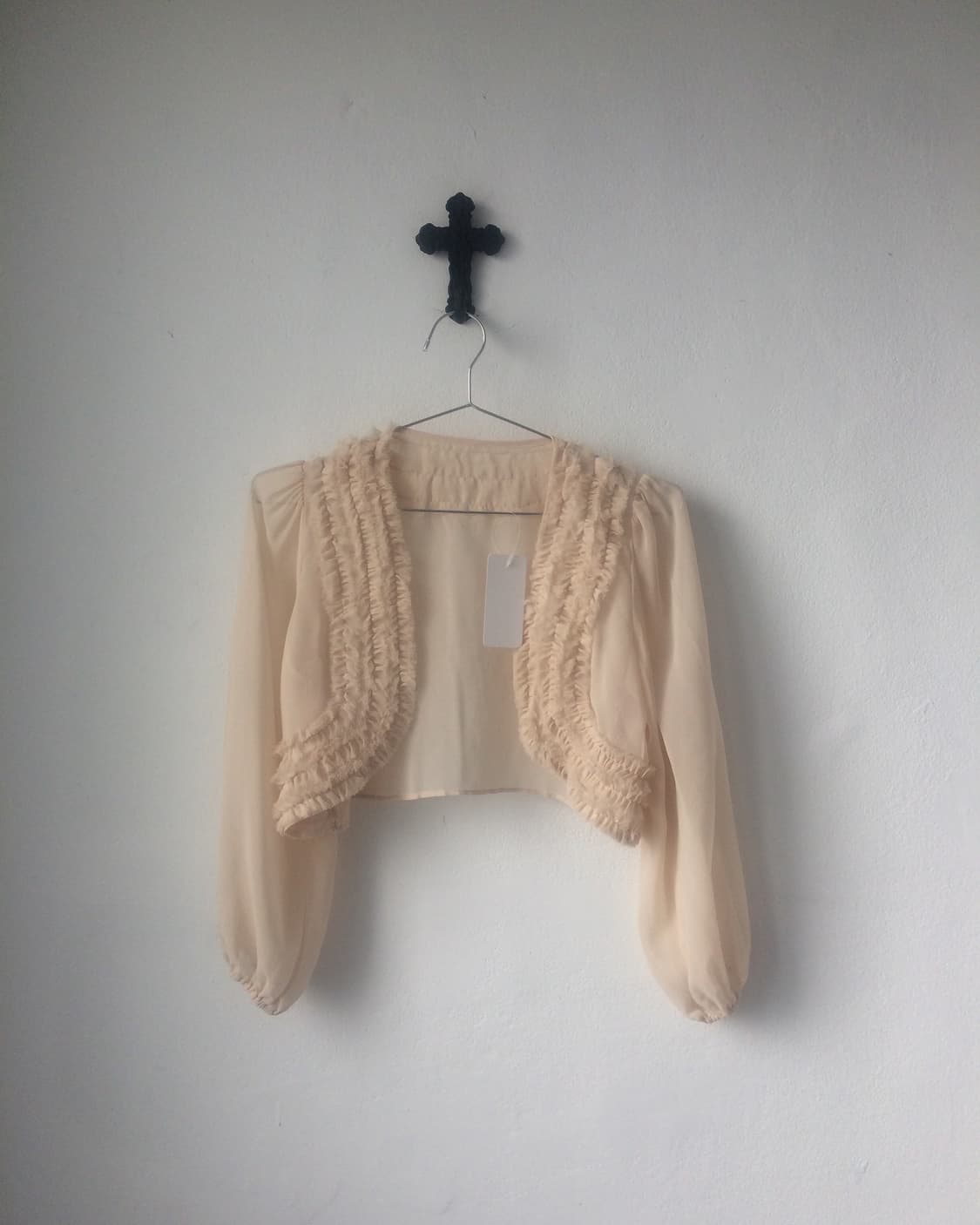 Frill point open bolero 상품이미지2