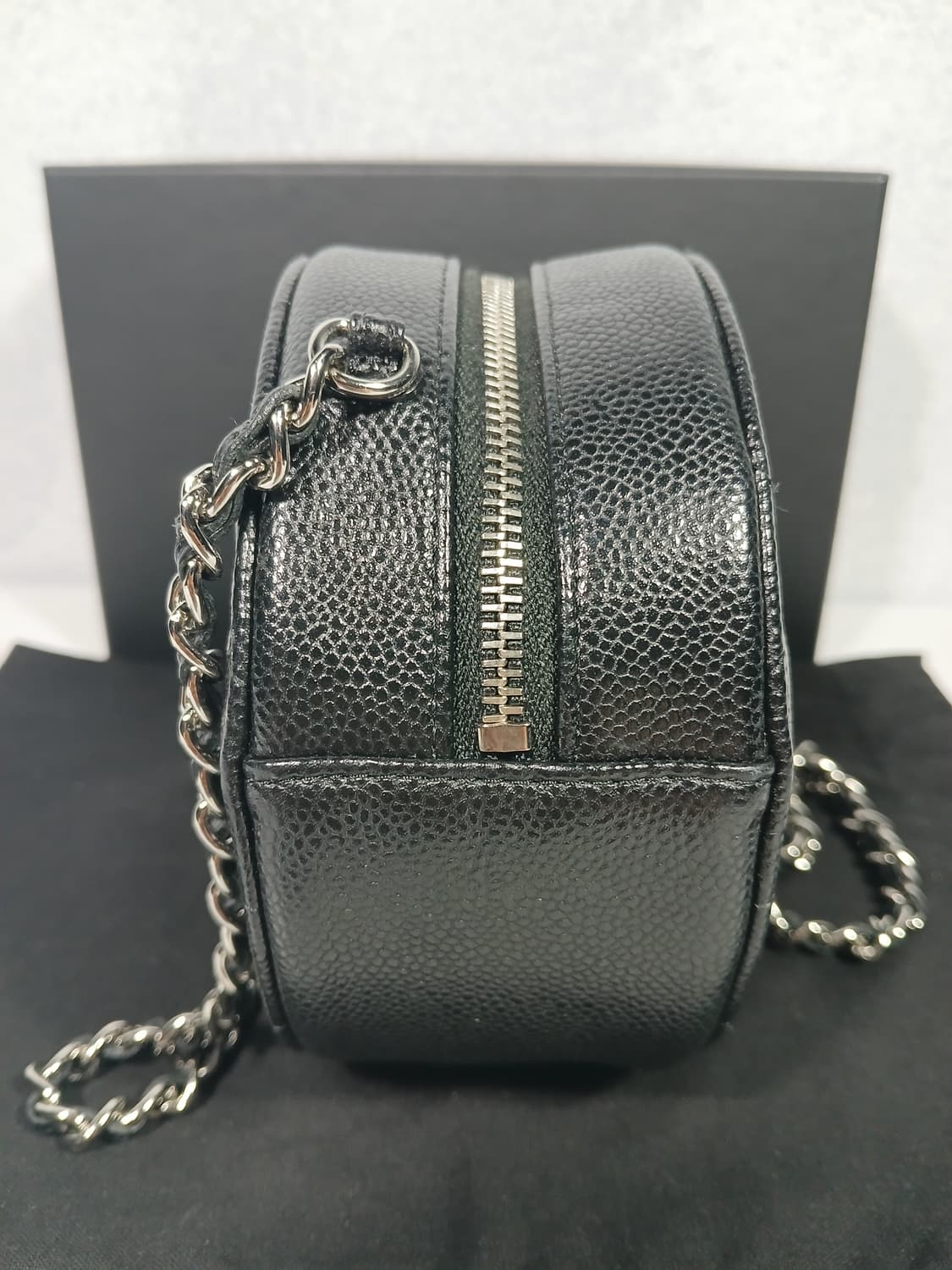 샤넬 동그리백 캐비어 은장 30번대 AP0245 상품이미지7