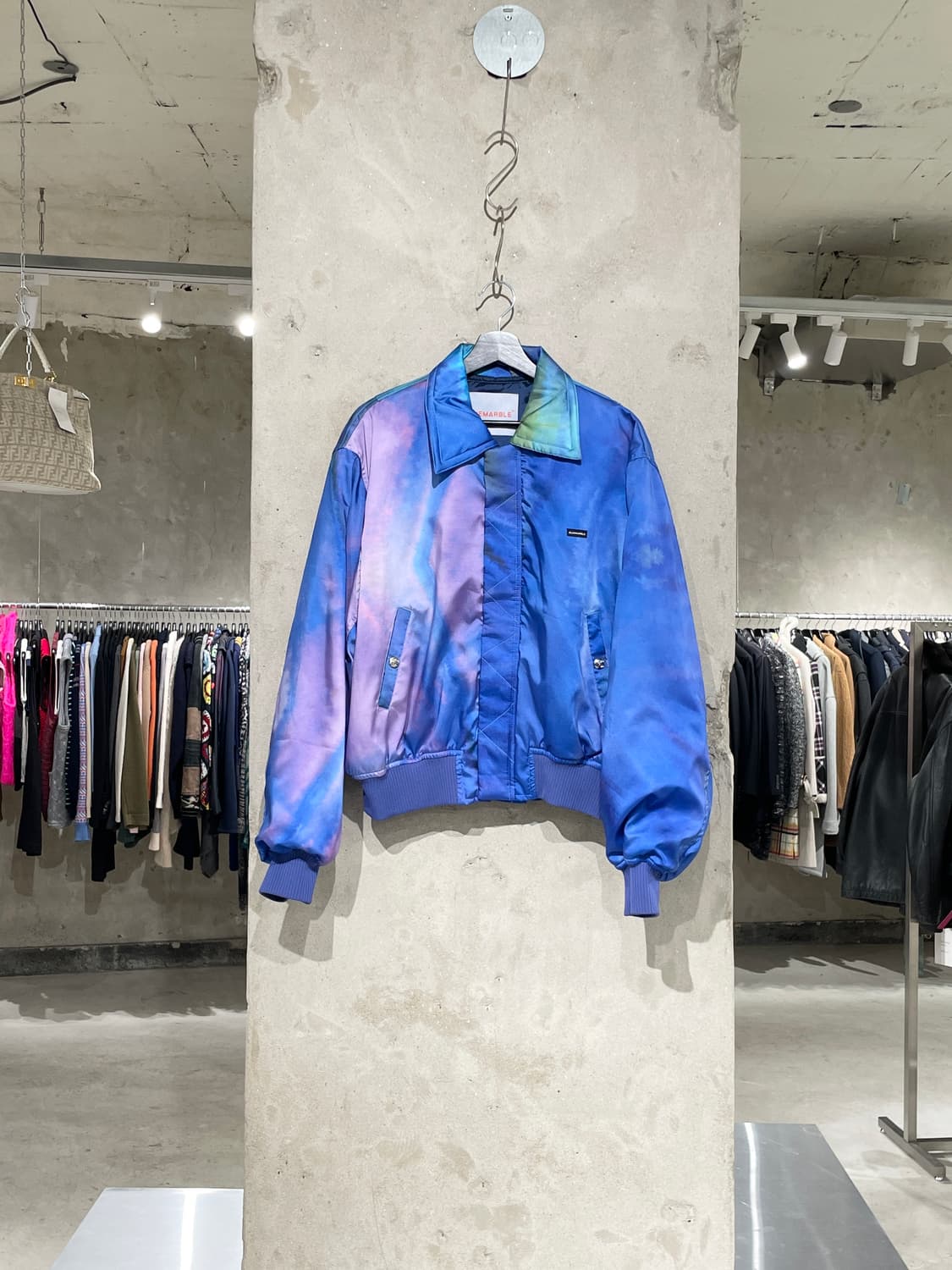 블루마블 타이다이 히든 집업 봄버 자켓 상품이미지1