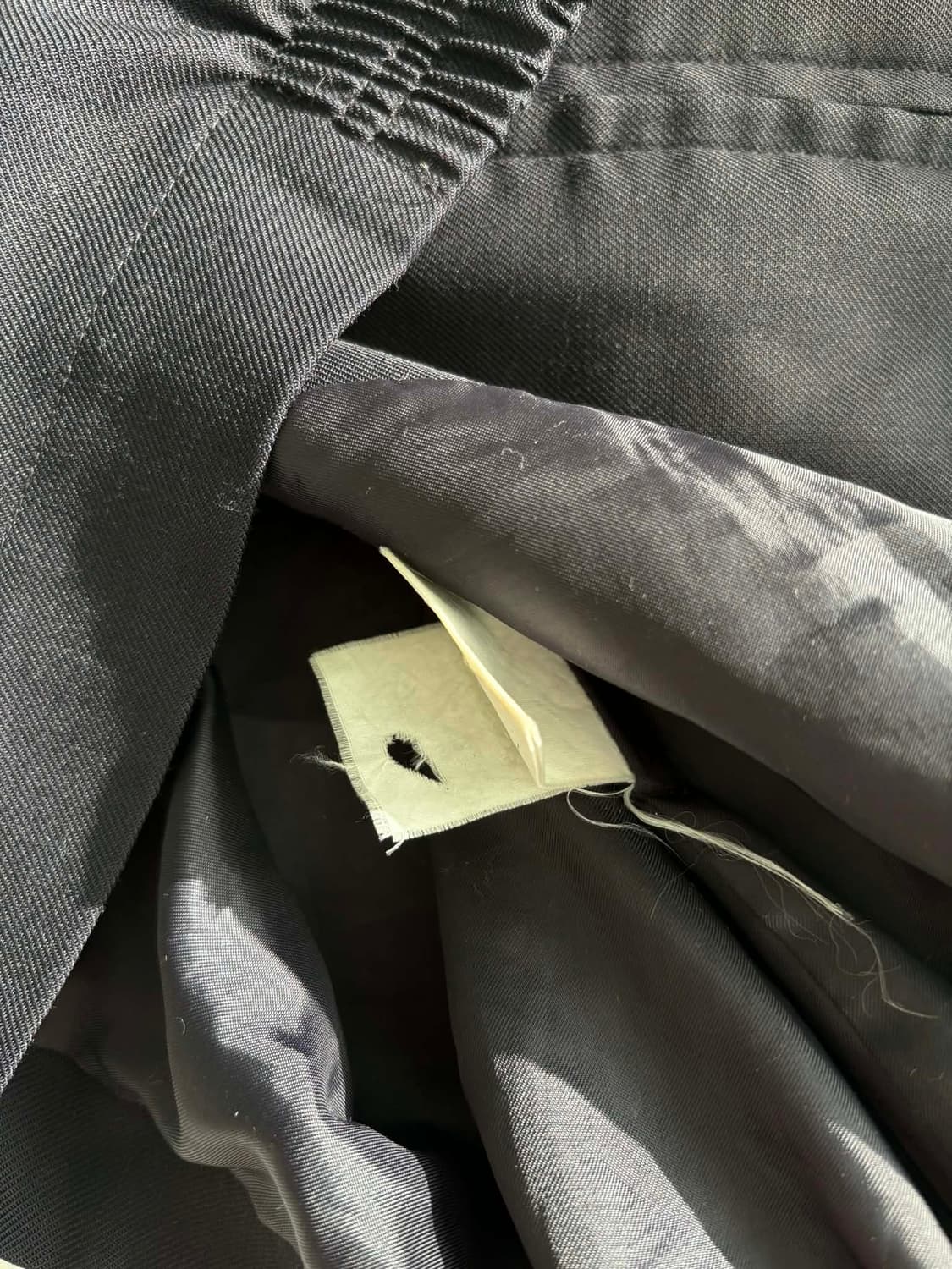 입생로랑 90s 울 스윙탑 폴리쉘 블루종 자켓 상품이미지4