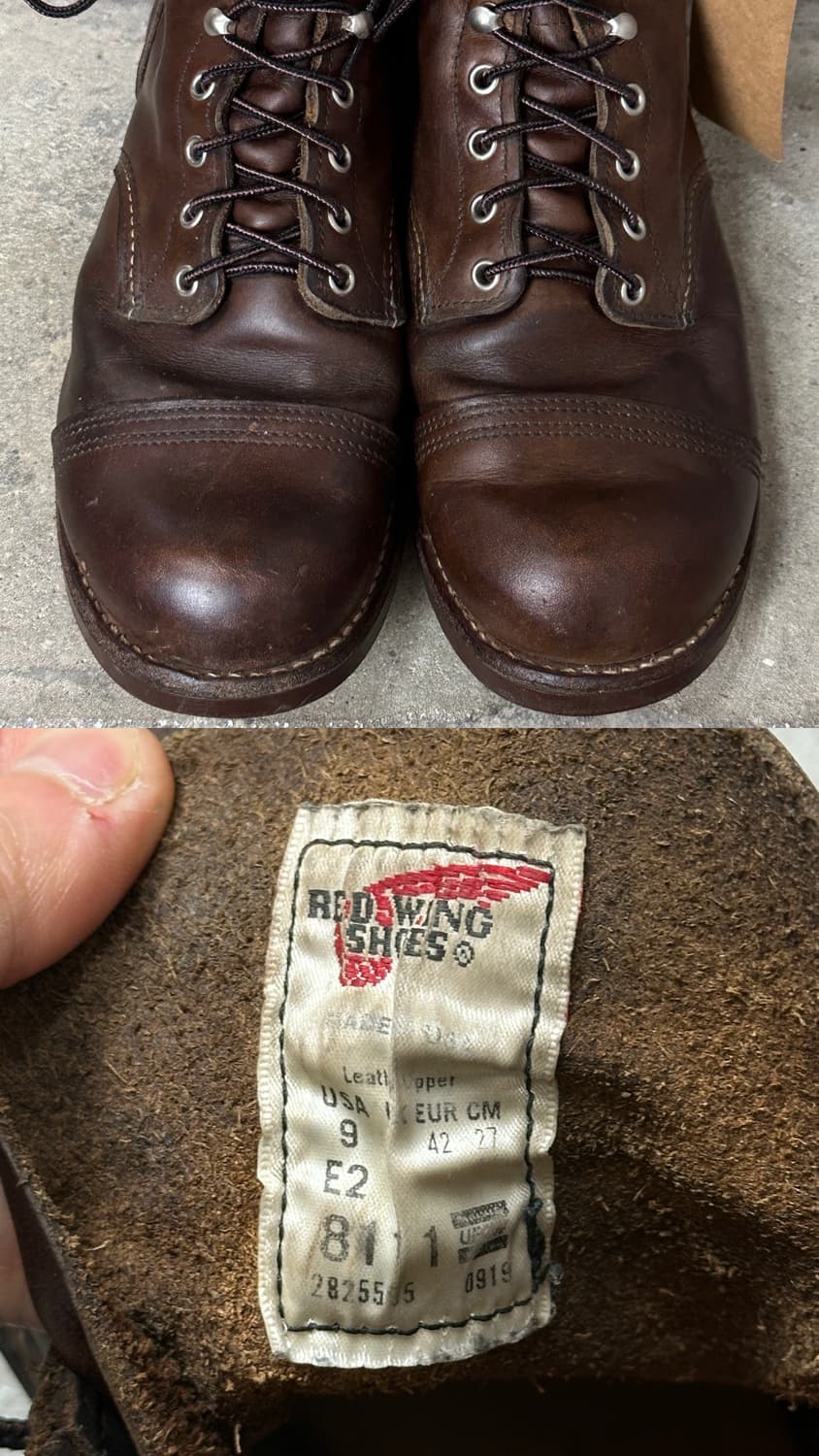 OG USA Made 레드윙 8111 아이언레인저 미주판 상품이미지8