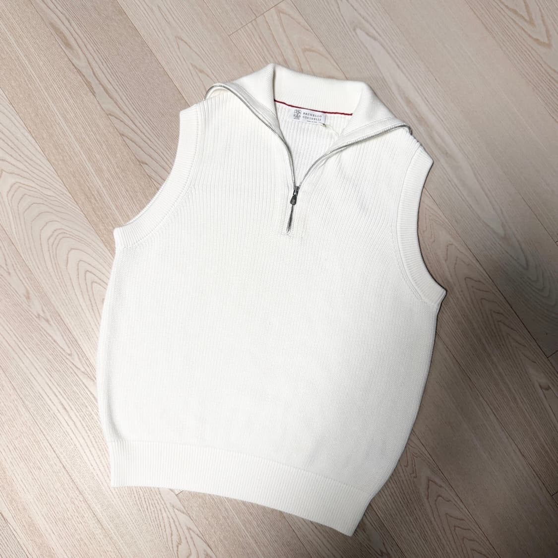 브루넬로 쿠치넬리 / 신상 골지 집업 베스트 / 50 (100-105) 상품이미지2