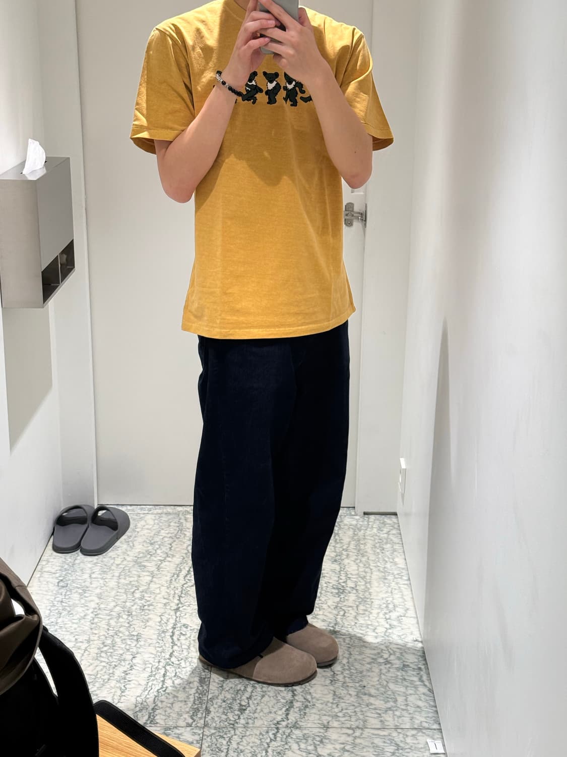 유니클로 와이드스트레이트진(블루) 상품이미지2