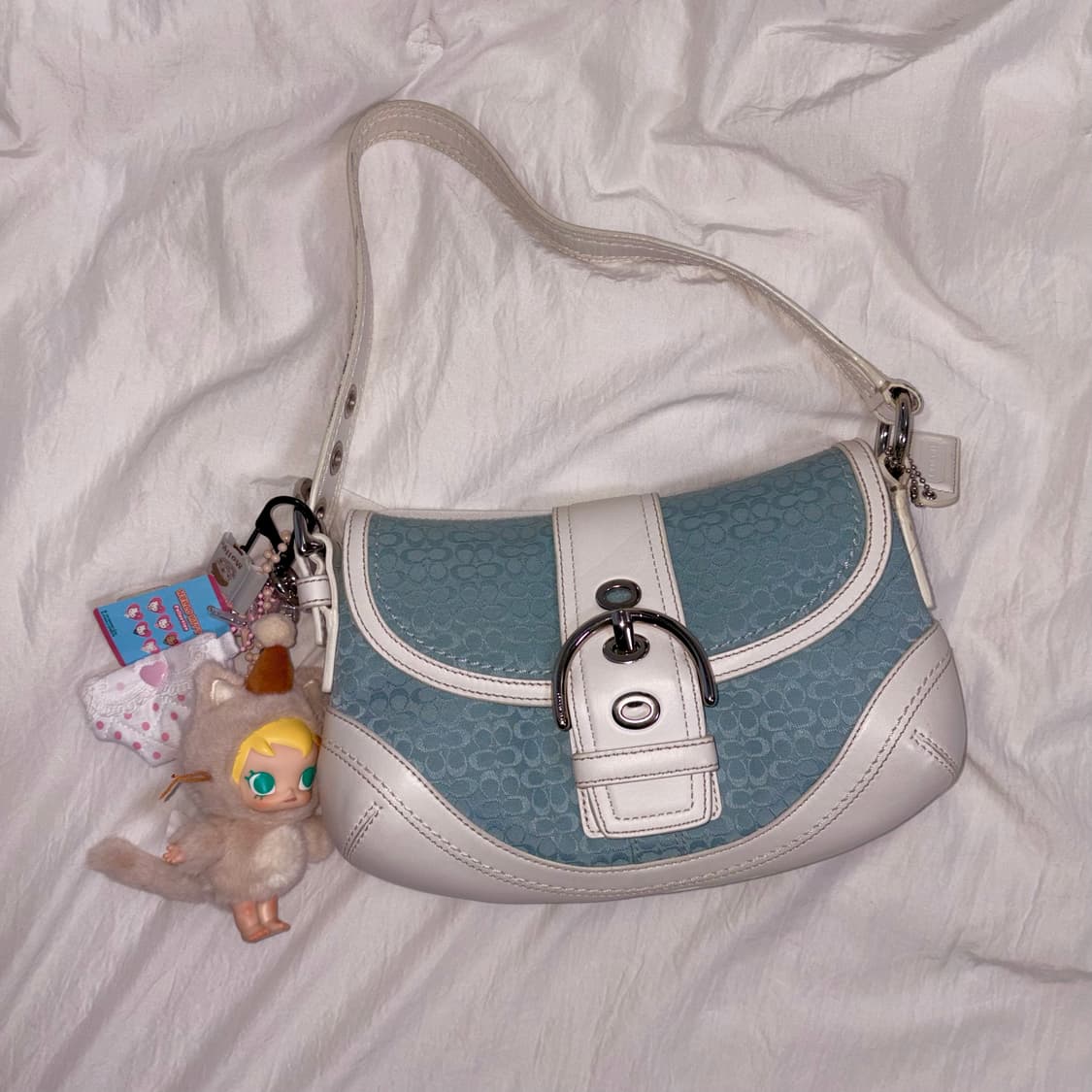 Coach skyblue shoulder bag 상품이미지3